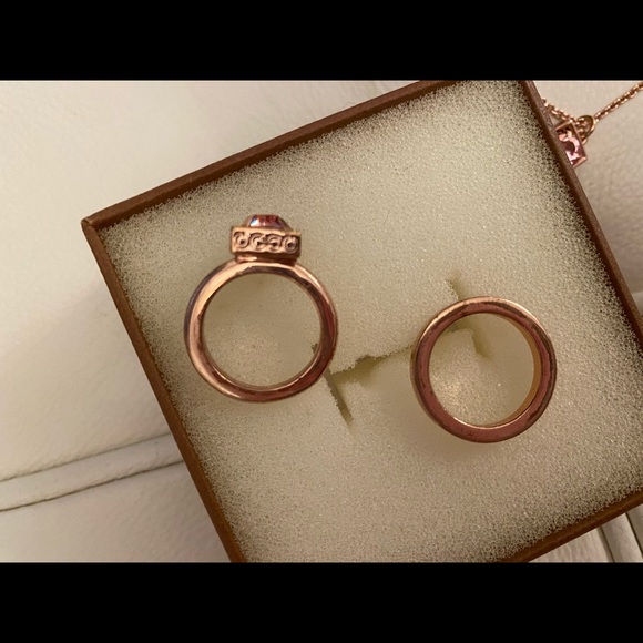 Coach earrings ,ring,necklace set - Picture 4 of 11